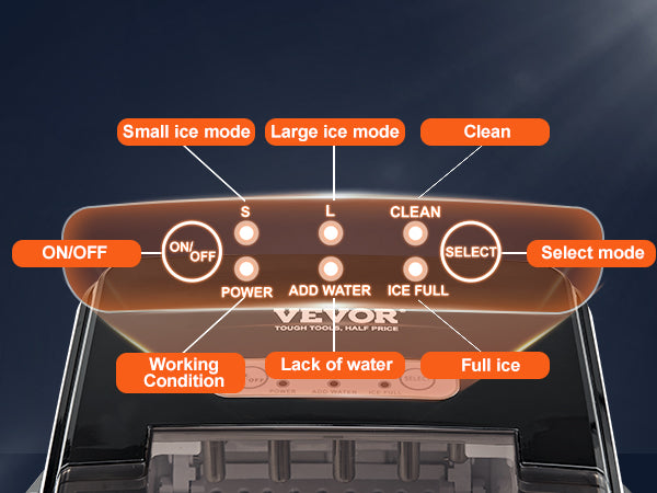 This Countertop Ice Maker, 9 Cubes Ready in 7 Mins, 26lbs in 24Hrs, Self-Cleaning Portable Ice Maker with Ice Scoop and Basket, Stainless Steel Ice Machine with 2 Size Bullet Ice for Home Kitchen Bar