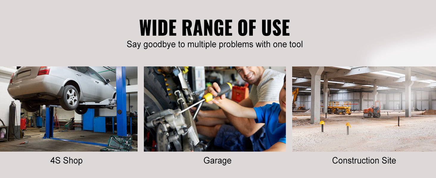 This 10 Ton Porta Power Kit, Hydraulic Ram with Pump, Car Jack with 4.6 ft/1.4 m Oil Hose, Bent Frame Repair Tool with Storage Case for Automotive, Garage, Heavy Equipment, Mechanic (22046 LBS)