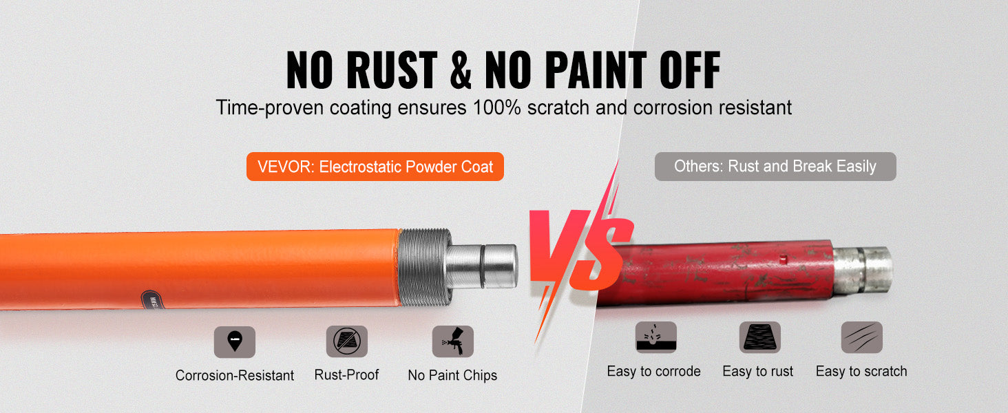 This 10 Ton Porta Power Kit, Hydraulic Ram with Pump, Car Jack with 4.6 ft/1.4 m Oil Hose, Bent Frame Repair Tool with Storage Case for Automotive, Garage, Heavy Equipment, Mechanic (22046 LBS)