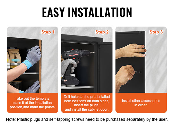 This BBQ Access Door, 31W x 24H Inch Double Outdoor Kitchen Door, Cold Plate Flush Mount Door, Wall Vertical Door with Handles, for BBQ Island, Grilling Station, Outside Cabinet