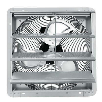 ODDTOOLS 16'' Shutter Exhaust Fan, High-speed 2000 CFM, Aluminum Wall Mount Attic Fan with AC-motor, Ventilation and Cooling for Greenhouses, Garages, Sheds, Shops, FCC