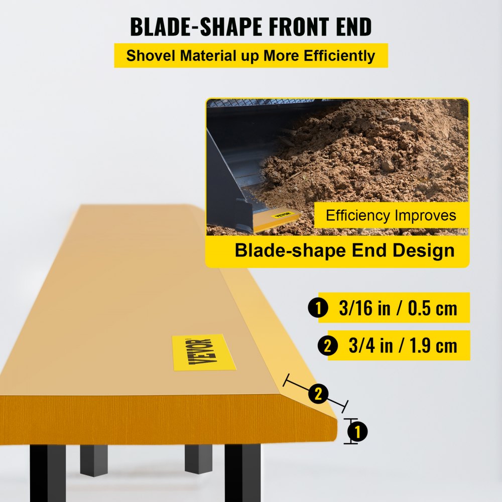 ODDTOOLS Bucket Cutting Edge, 72x6x5/8