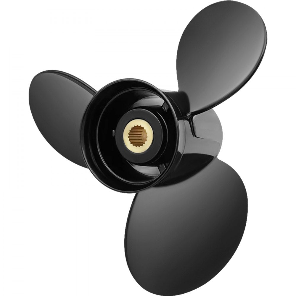 ODDTOOLS Outboard Propeller, Replace for OEM 3817468, 3-Blade 14 1/2" x 19" Pitch Aluminium Boat Propeller, Compatible with Volvo Penta SX Drive All Models, w/ 19 Tooth Splines, RH