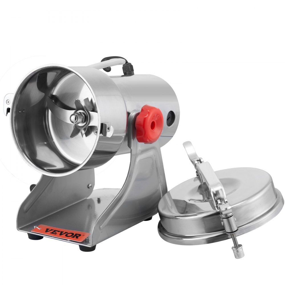 ODDTOOLS 700g Electric Grain Mill Grinder, High Speed 2500W Commercial Spice Grinders, Stainless Steel Pulverizer Powder Machine, for Dry Herbs Grains Spices Cereals Coffee Corn Pepper, Swing Type