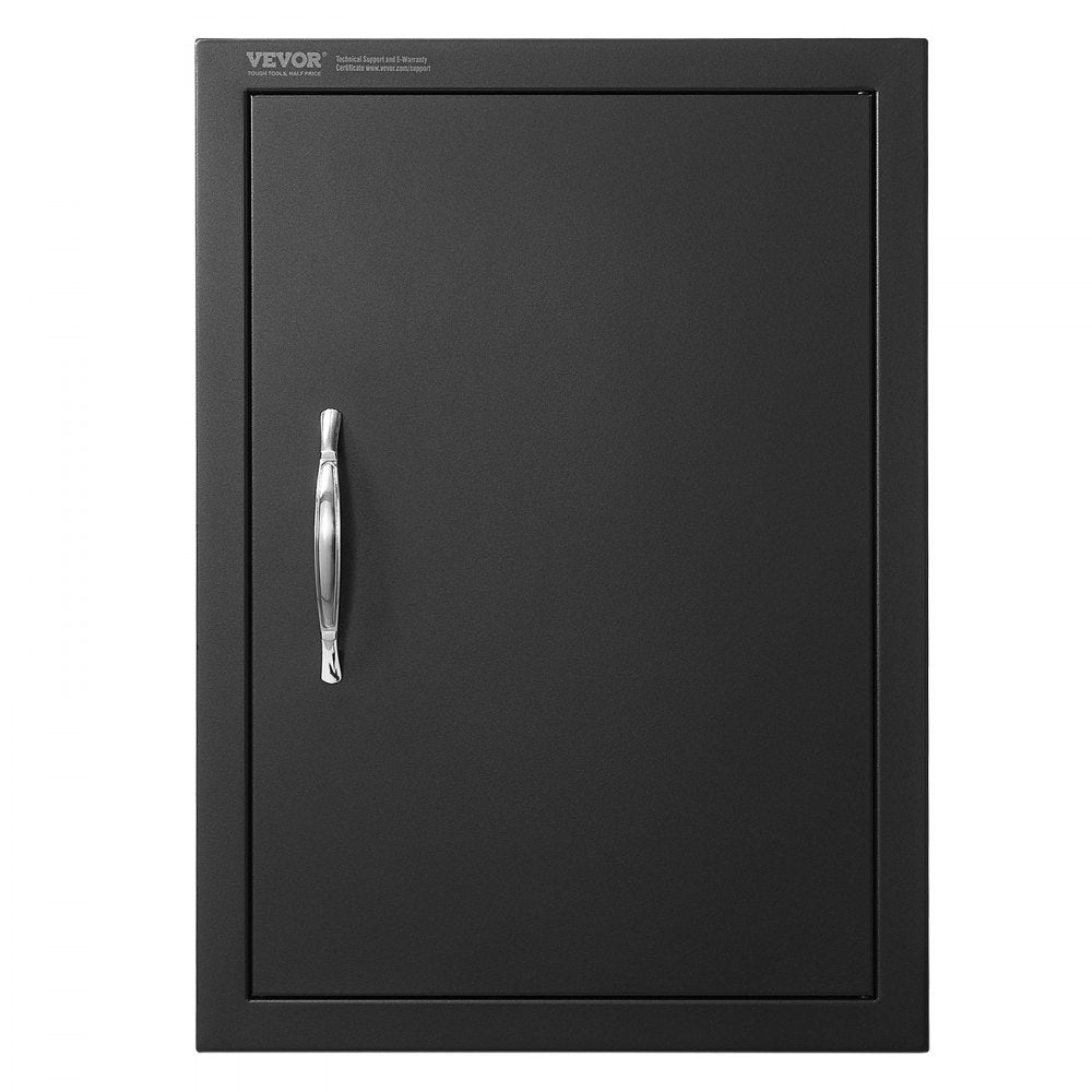 ODDTOOLS BBQ Access Door, 16W x 22H Inch Single Outdoor Kitchen Door, Cold Plate Flush Mount Door, Wall Vertical Door with Handle, for BBQ Island, Grilling Station, Outside Cabinet