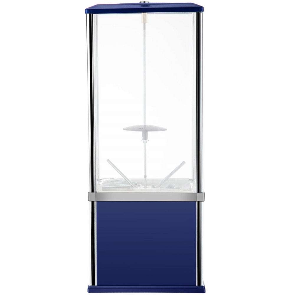 ODDTOOLS Vending Machine, 25.2" Height Candy Gumball Machine, Huge Load Capacity Gumball Bank, Candy Vending Machine for 1.8"-2.2" Gadgets, Perfect for Game Stores and Retail Stores Vintage Style Blue
