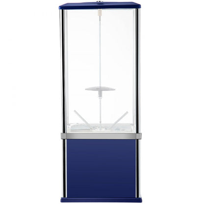 ODDTOOLS Vending Machine, 25.2" Height Candy Gumball Machine, Huge Load Capacity Gumball Bank, Candy Vending Machine for 1.8"-2.2" Gadgets, Perfect for Game Stores and Retail Stores Vintage Style Blue