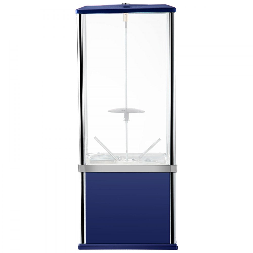 ODDTOOLS Vending Machine, 25.2" Height Candy Gumball Machine, Huge Load Capacity Gumball Bank, Candy Vending Machine for 1.8"-2.2" Gadgets, Perfect for Game Stores and Retail Stores Vintage Style Blue