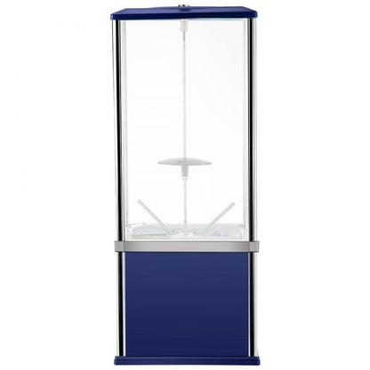 ODDTOOLS Vending Machine, 25.2" Height Candy Gumball Machine, Huge Load Capacity Gumball Bank, Candy Vending Machine for 1.8"-2.2" Gadgets, Perfect for Game Stores and Retail Stores Vintage Style Blue