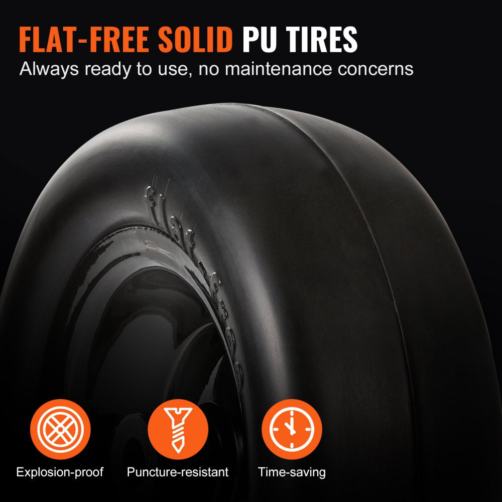 ODDTOOLS Lawn Mower Tires with Rim, 11x4-7