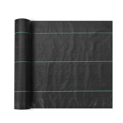 ODDTOOLS 3FTx250FT Premium Heavy Duty Weed Barrier Landscape Fabric, 5OZ Woven Geotextile Fabric Under Gravel, High Permeability for Weed Blocker Weed Mat, Driveway Fabric, Weed Control Garden Cloth