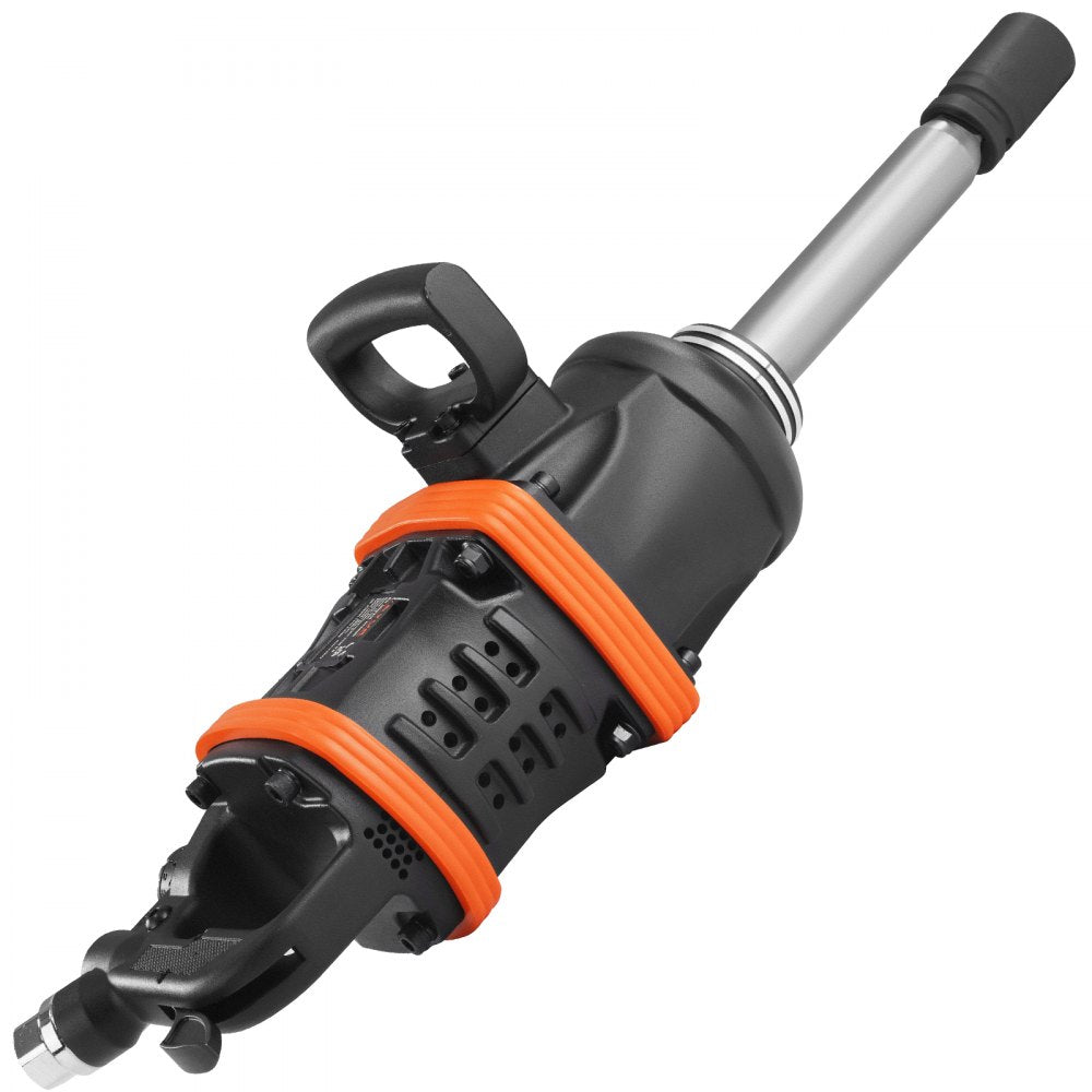 ODDTOOLS 1 Inch Air Impact Wrench, Up to 5175 ft-lbs Beast Reverse Torque Output Pneumatic Impact Gun w/ 8 Inch Extended Anvil for Repairs and Maintenance of Heavy Duty Machinery / Semi-Truck / Bus