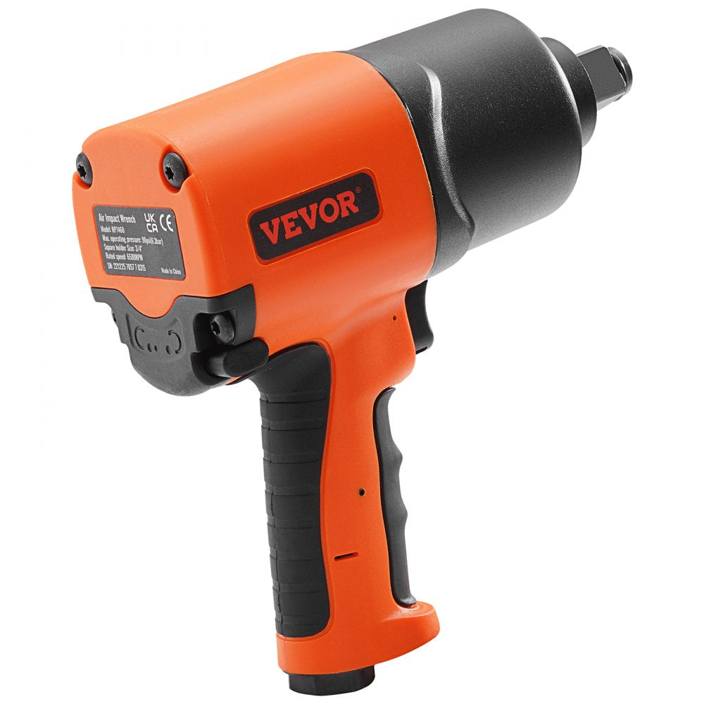 ODDTOOLS Air Impact Wrench 3/4" Square Drive 1870ft-lb Nut-busting Torque 90-120PSI