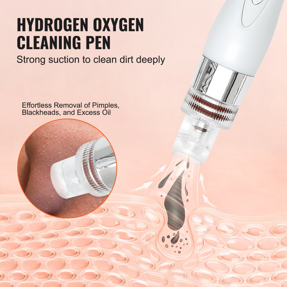 ODDTOOLS 7 in 1 Hydrogen Oxygen Facial Machine, Professional Hydrafacial Machine for Spa, Hydro Facial Cleansing Rejuvenation Machine with 7-inch LCD Screen, 6 Skincare Probes, 7-Color Light Beauty Mask