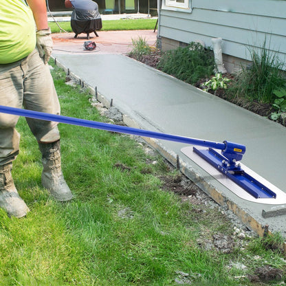 ODDTOOLS Bull Float Manganese Steel Concrete Float 47x11.8 in Concrete Float Tool Cement Tool Bull Concrete Kit Bull Pool Float Bull Float Handle Bull Float Bracket Concrete Tool Finishing Bull Float