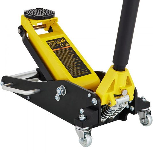 ODDTOOLS 1.5 Ton Low Profile Aluminum Steel Racing Floor Jack Dual Pump Lift Car