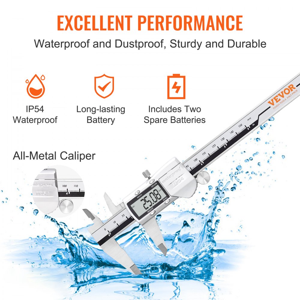 ODDTOOLS Digital Caliper, 0-6