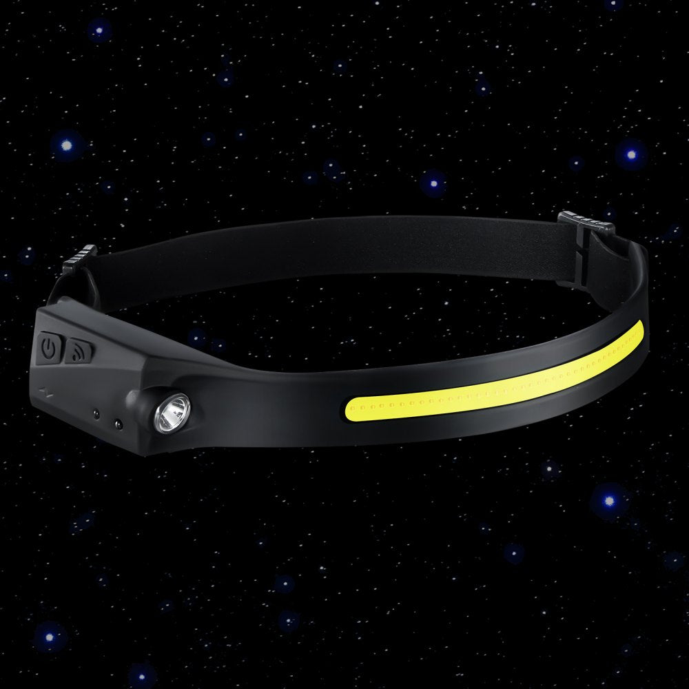 ODDTOOLS 2PCS Rechargeable Headlamp, 350 lumens 230° Wide Beam