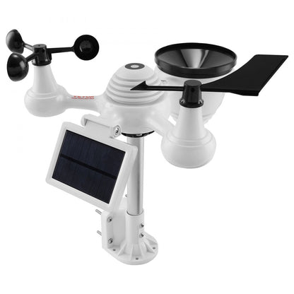 ODDTOOLS 7-in-1 Wi-Fi Weather Station, 7.5 in Color Display, Home Weather Station Indoor Outdoor, with Solar Wireless Outdoor Sensor  Alarm Alerts, for Temperature Humidity Wind Speed/Direction Rain