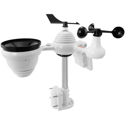 ODDTOOLS 7-in-1 Wi-Fi Weather Station, 7.5 in Color Display, Home Weather Station Indoor Outdoor, with Solar Wireless Outdoor Sensor  Alarm Alerts, for Temperature Humidity Wind Speed/Direction Rain