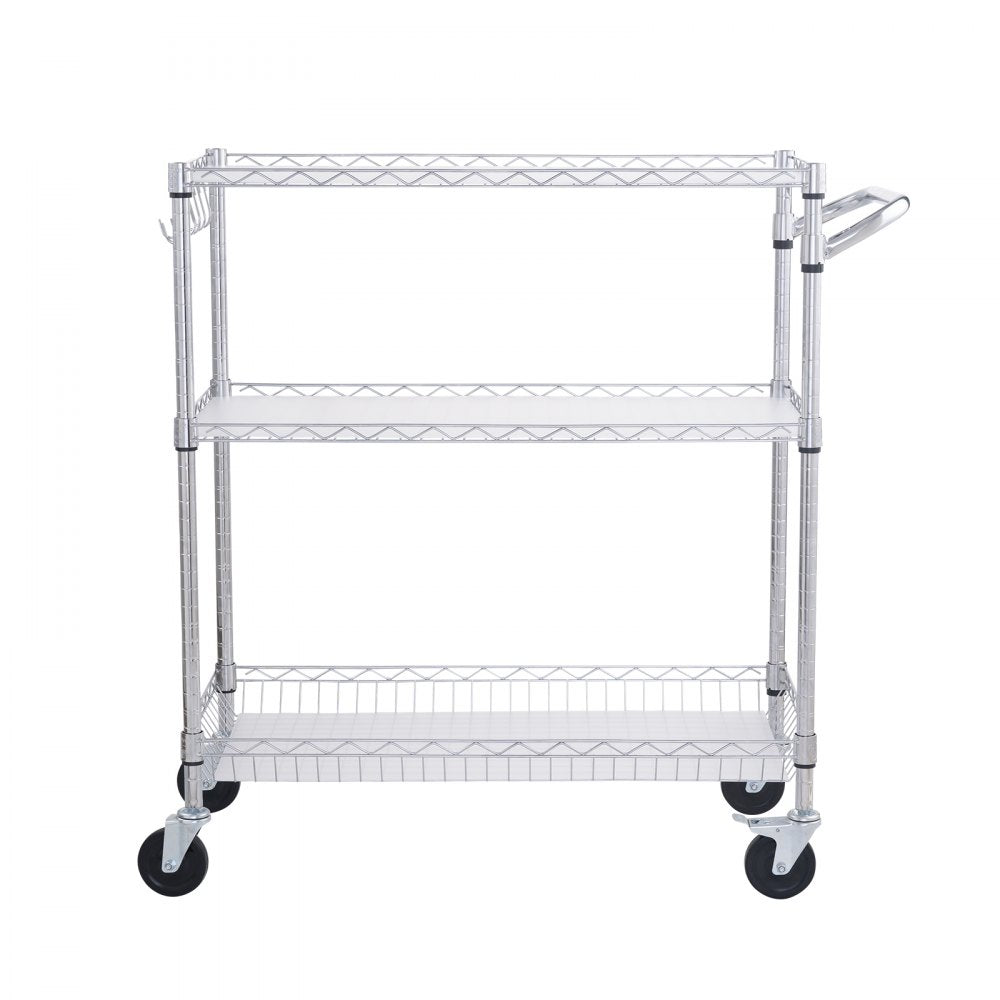 ODDTOOLS 3-Tier Utility Cart Rolling Cart on Wheels 35