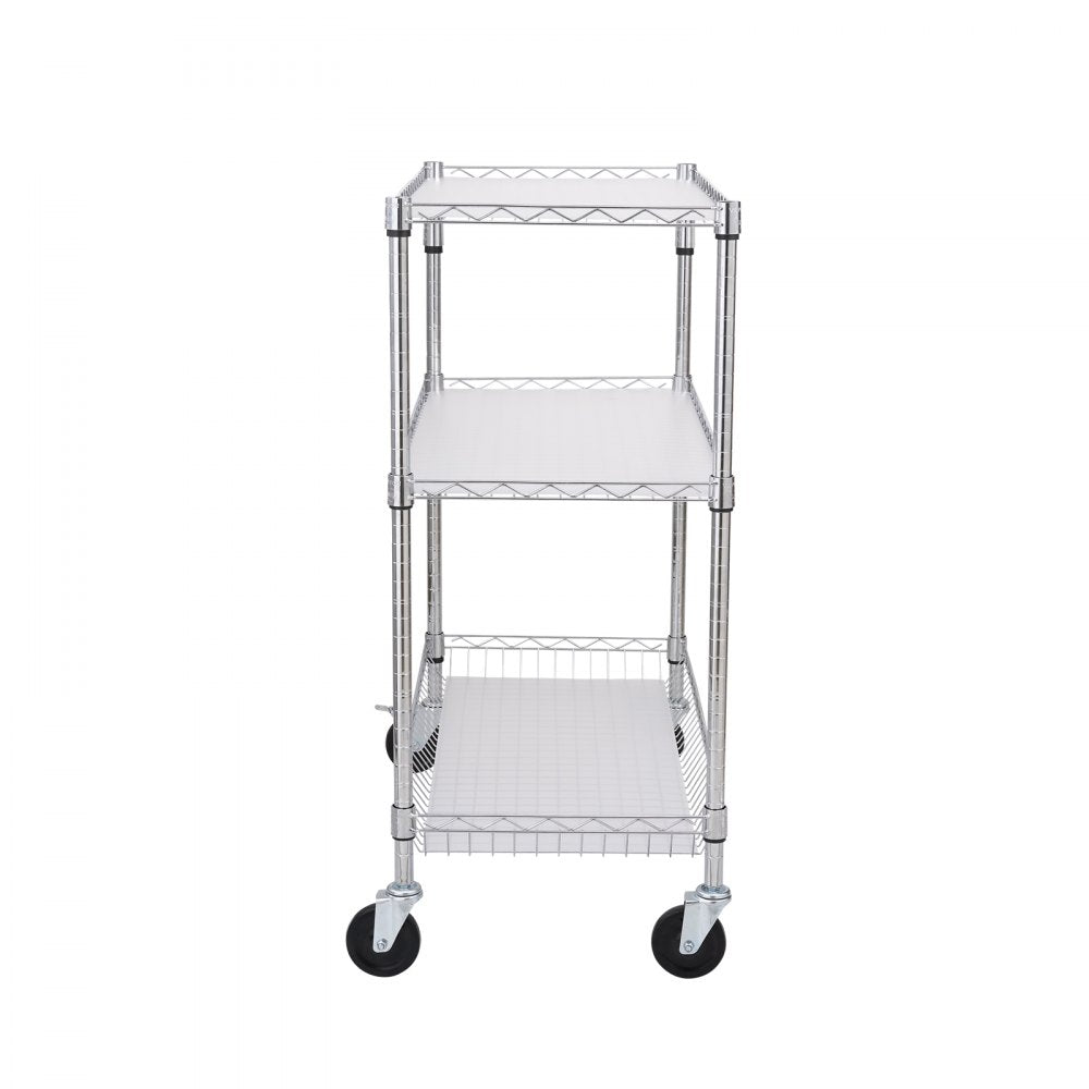 ODDTOOLS 3-Tier Utility Cart Rolling Cart on Wheels 35