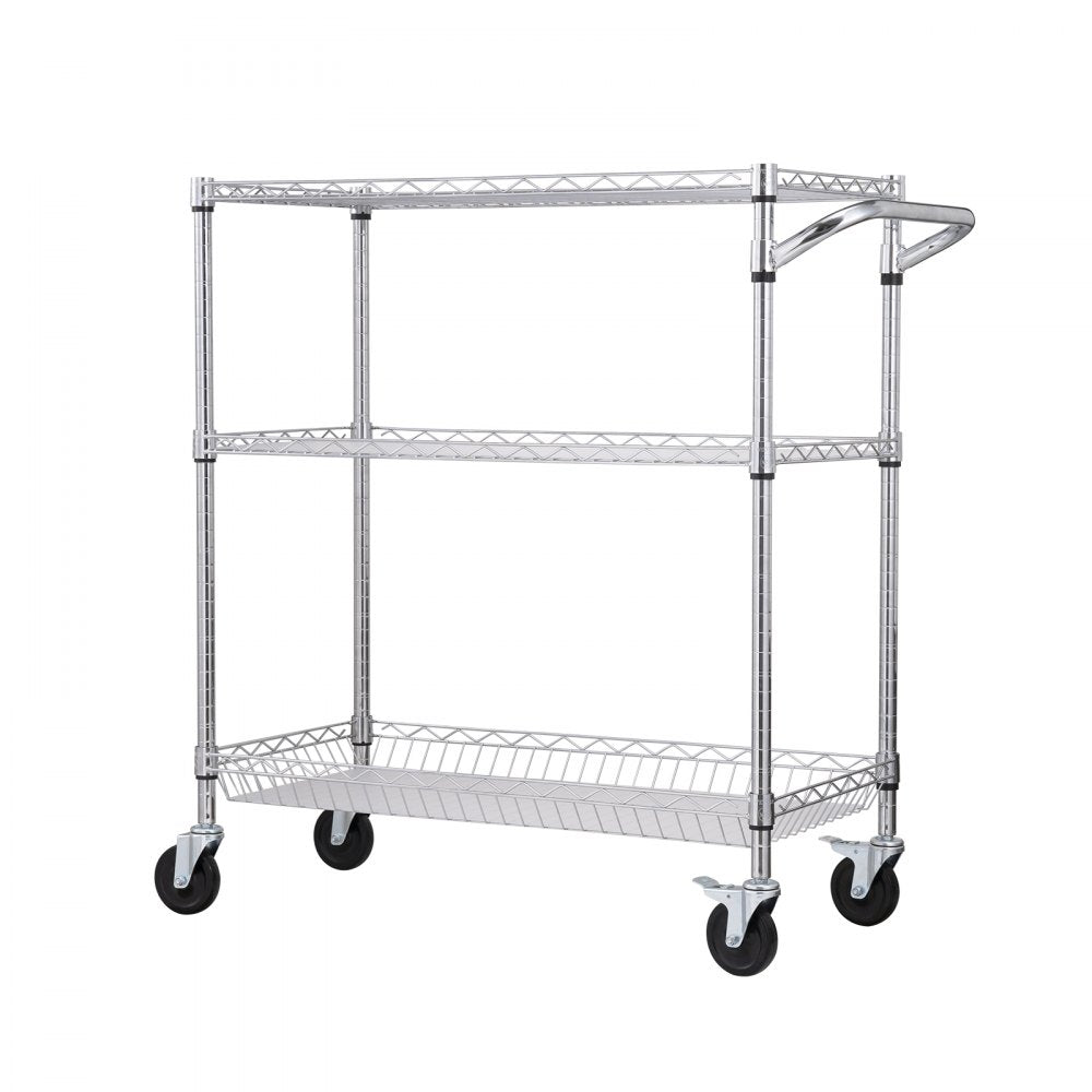 ODDTOOLS 3-Tier Utility Cart Rolling Cart on Wheels 35