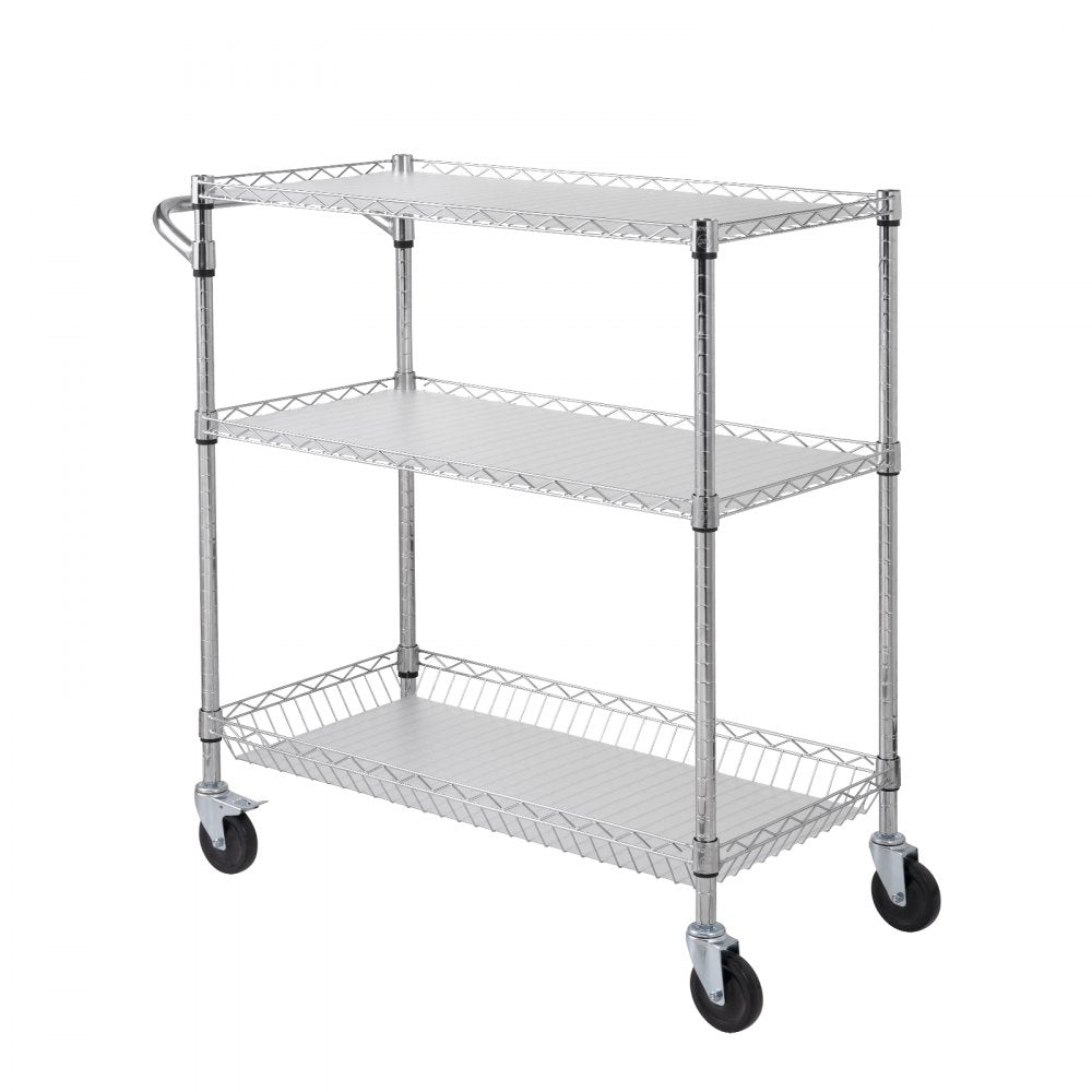 ODDTOOLS 3-Tier Utility Cart Rolling Cart on Wheels 35