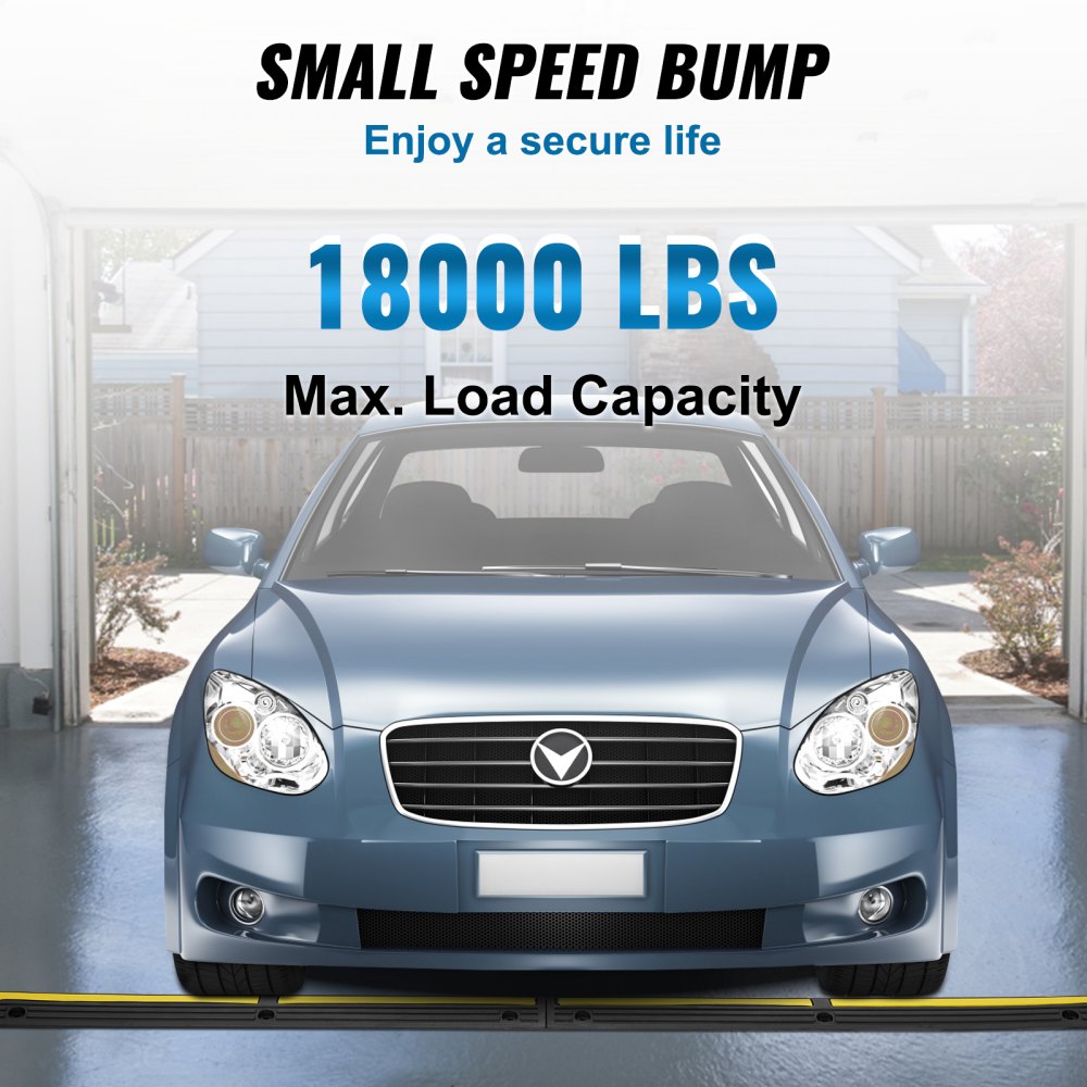 ODDTOOLS 4 PCs 39'' Cable Protector Ramp 18000 lbs Speed Bump Floor Cable Protector