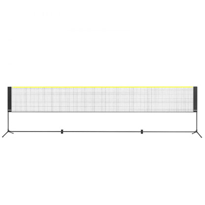 ODDTOOLS Badminton Net, Height Adjustable Volleyball Net, 17ft Wide Foldable Pickleball Net, Portable Easy Setup Tennis Net Set with Poles, Stand and Carry Bag, for Kids Backyard Game Indoor Outdoor Use